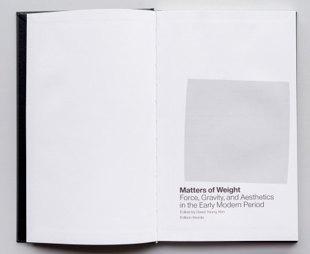 Matters of Weight, David Young Kim (Hrgb.)