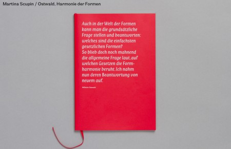 HAW Hamburg, Stil System Medien, Martina Scupin, Die Harmonie der Formen. Wilhelm Ostwald